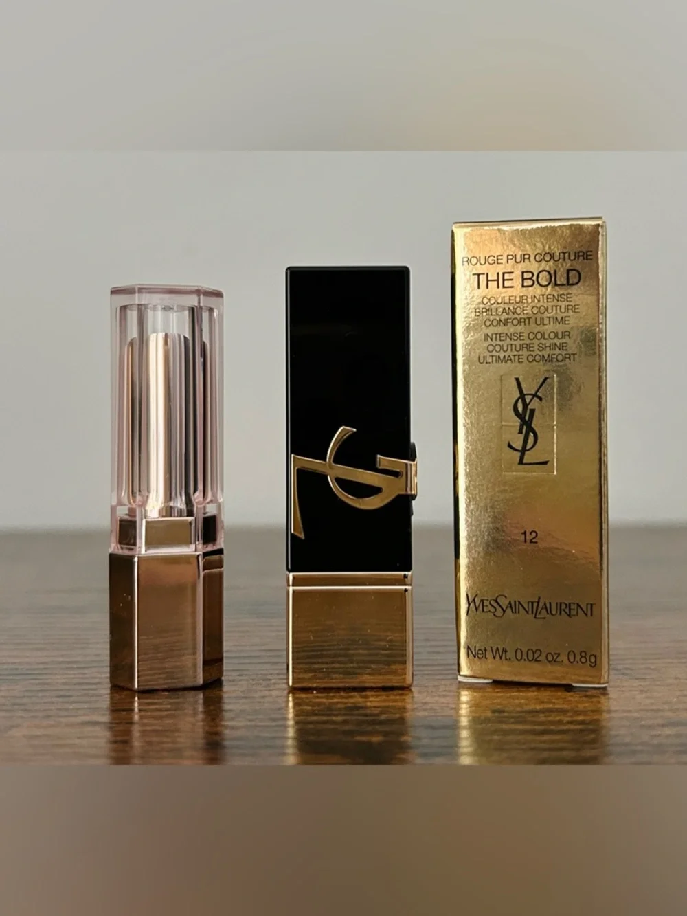 YSL Lipstick and Lancôme lip balm - 2pc mini size